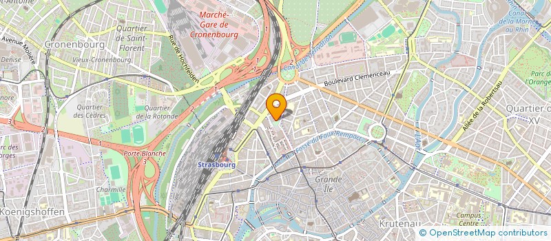 localisation de l'entreprise SCI BOXES HALLES  STRASBOURG