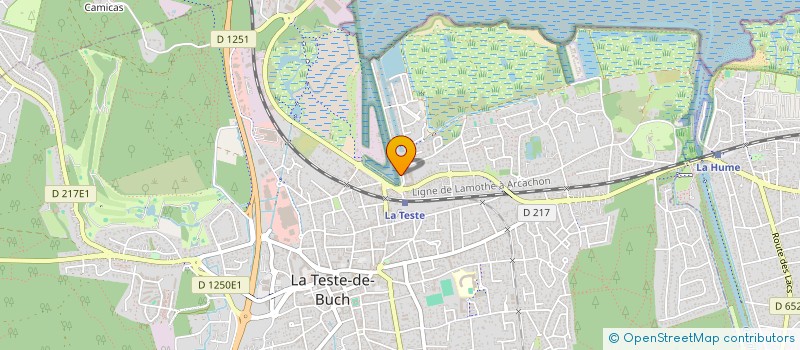 localisation de l'entreprise SCI BOXS AND STOCKS GARAGES  LA TESTE-DE-BUCH