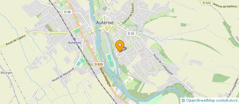 localisation de l'entreprise SCI BOXS D'AUTERIVE  AUTERIVE