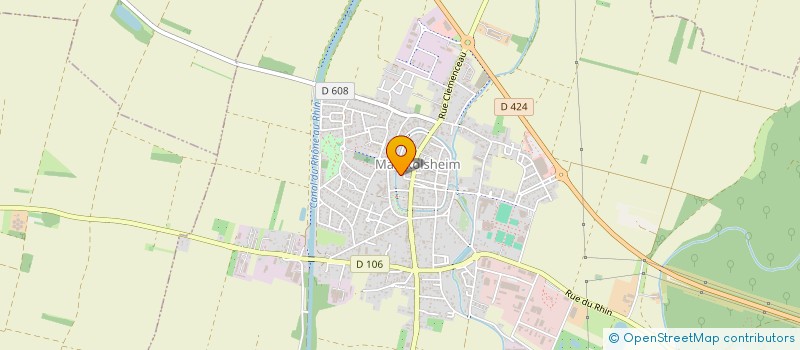 localisation de l'entreprise SCI BOY  MARCKOLSHEIM