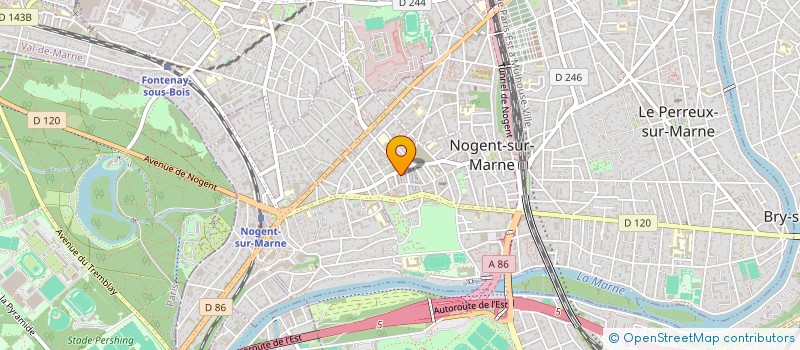 localisation de l'entreprise SCI BOYE DE SAINT LOUIS  NOGENT-SUR-MARNE