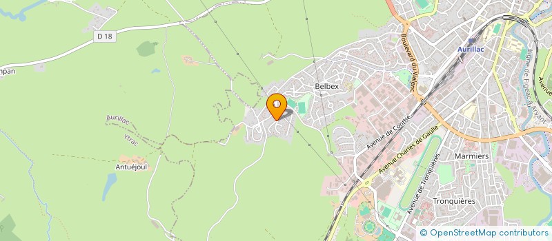 localisation de l'entreprise SCI BOYER à AURILLAC