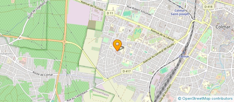 localisation de l'entreprise SCI BOYER SCHNEIDER MARCEL  COLMAR