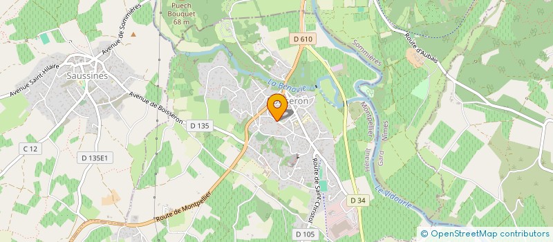 localisation de l'entreprise SCI BOYER34  BOISSERON