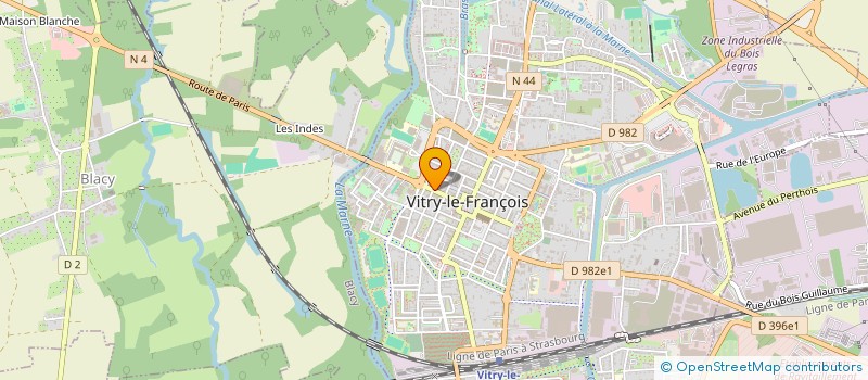 localisation de l'entreprise SCI BOYRAZ à VITRY-LE-FRANCOIS