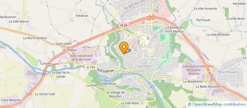 localisation de l'entreprise SCI BOYS  JOSSELIN