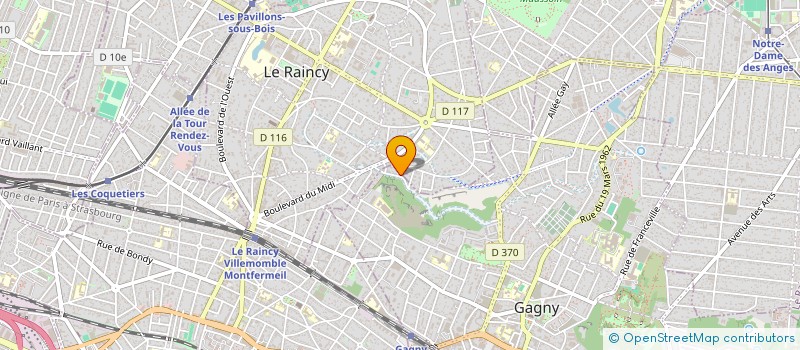 localisation de l'entreprise SCI BOZAMIL à GAGNY