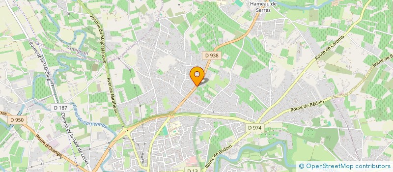 localisation de l'entreprise SCI BOZATINO  CARPENTRAS