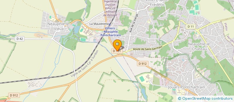 localisation de l'entreprise SCI BOZE  VILLIERS-SAINT-FREDERIC