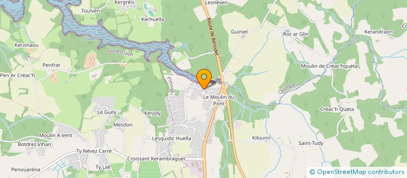 localisation de l'entreprise SCI BOZEC  PLEUVEN