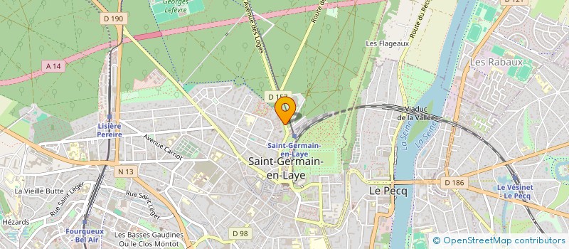 localisation de l'entreprise SCI BOZKY  SAINT-GERMAIN-EN-LAYE