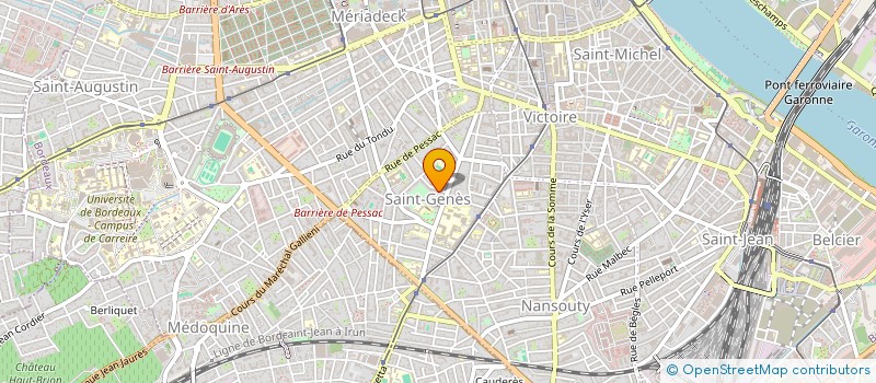 localisation de l'entreprise SCI BP 45  BORDEAUX