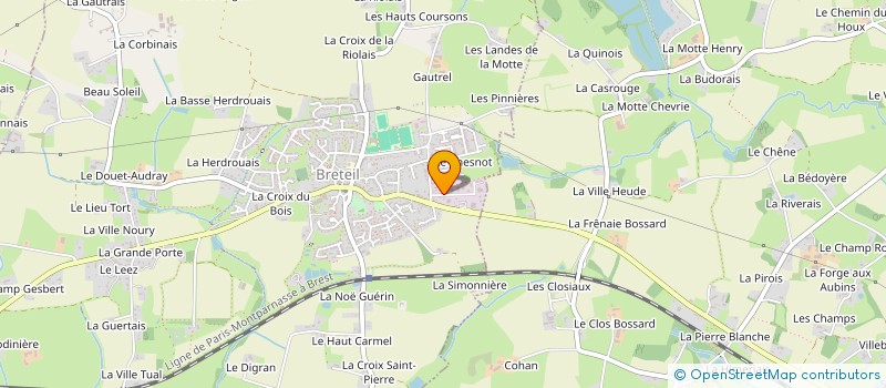 localisation de l'entreprise SCI BP  BRETEIL