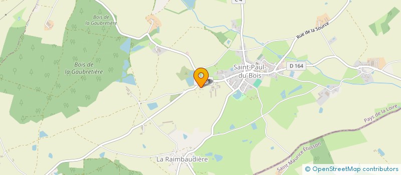 localisation de l'entreprise SCI BP  SAINT-PAUL-DU-BOIS