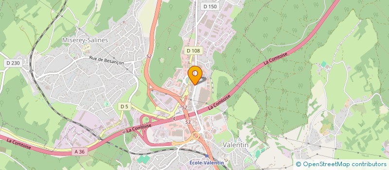 localisation de l'entreprise SCI BP  ECOLE-VALENTIN