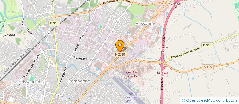 localisation de l'entreprise SCI BP 96  MONTAUBAN