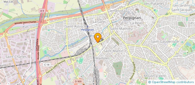 localisation de l'entreprise SCI BP AVENIR  PERPIGNAN