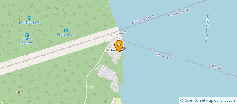 localisation de l'entreprise SCI BP CLOITRE  BISCARROSSE