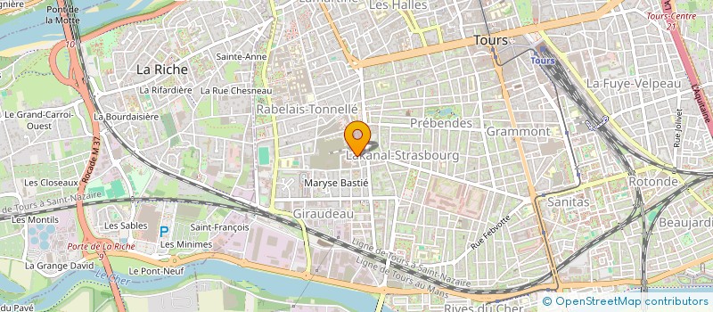 localisation de l'entreprise SCI BP HORIZON  TOURS
