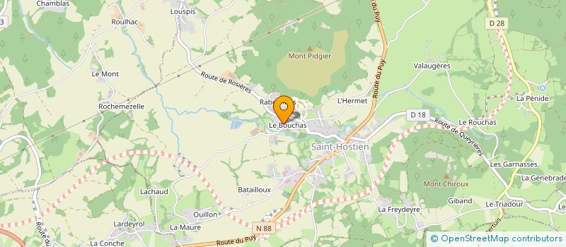 localisation de l'entreprise SCI BP MATELIO  SAINT-ETIENNE-LARDEYROL