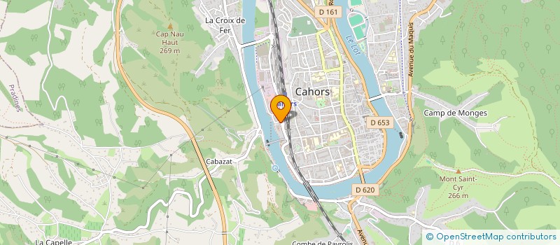 localisation de l'entreprise SCI BPAC  CAHORS