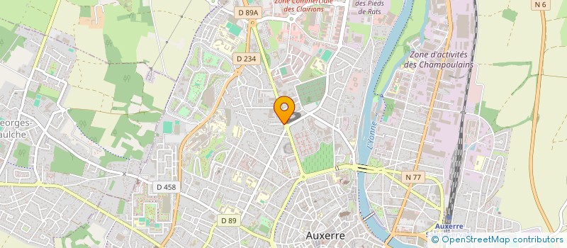 localisation de l'entreprise SCI BPARTNER à AUXERRE