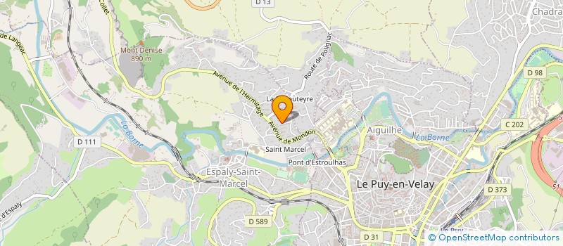 localisation de l'entreprise SCI BPCL  ESPALY-SAINT-MARCEL