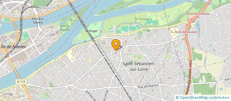 localisation de l'entreprise SCI BPCM  SAINT-SEBASTIEN-SUR-LOIRE