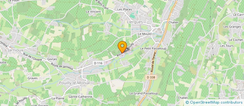 localisation de l'entreprise SCI BPCP  PORTE DES PIERRES DOREES