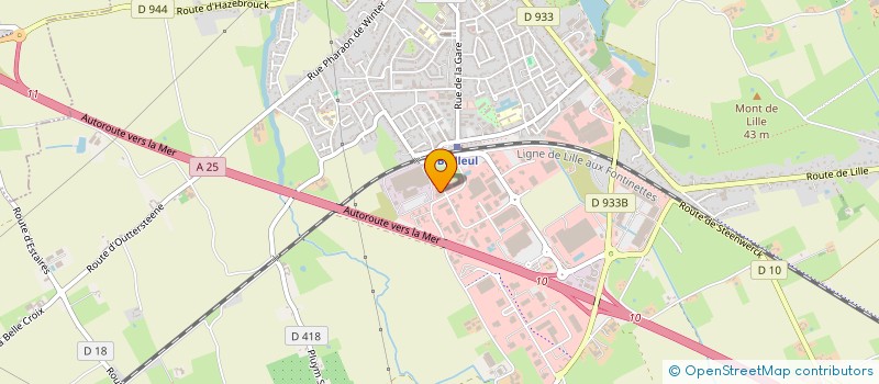 localisation de l'entreprise SCI BPH NORD à BAILLEUL