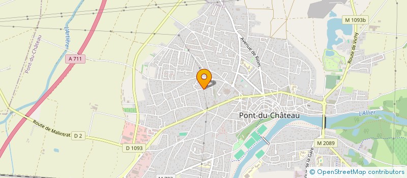 localisation de l'entreprise SCI BPJ  PONT-DU-CHATEAU