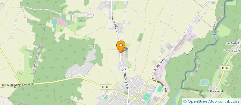 localisation de l'entreprise SCI BPL AZUR  GASNY