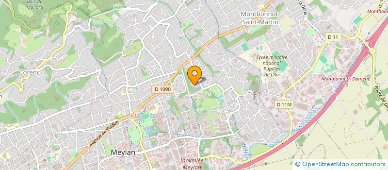 localisation de l'entreprise SCI BPM DE LA VENCE  MEYLAN