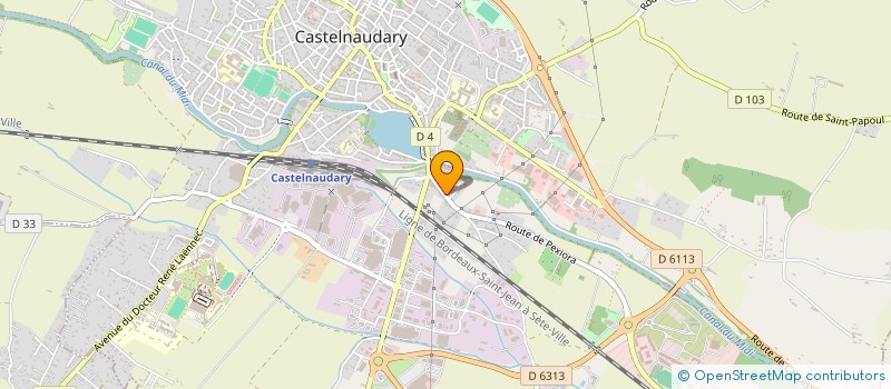 localisation de l'entreprise SCI BPM1  CASTELNAUDARY