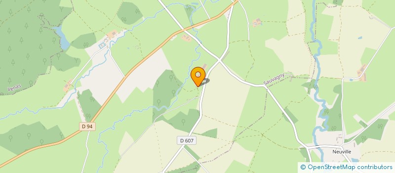 localisation de l'entreprise SCI BPMA  SAUVAGNY