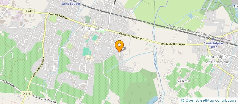 localisation de l'entreprise SCI BPMC 33  SAINT-LOUBES