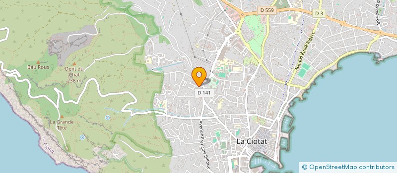 localisation de l'entreprise SCI BPOC  LA CIOTAT