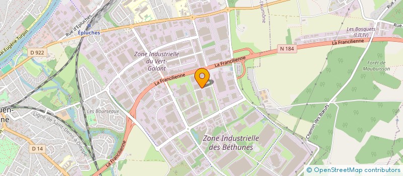 localisation de l'entreprise SCI BPR à SAINT-OUEN-L'AUMONE