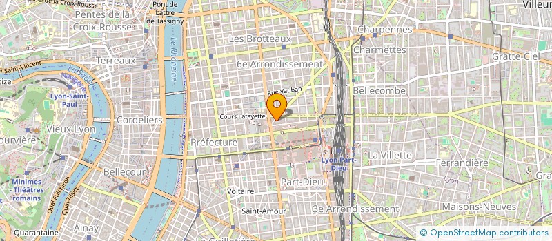 localisation de l'entreprise SCI BPR  LYON