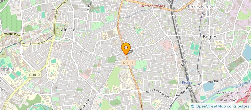 localisation de l'entreprise SCI BPR  VILLENAVE-D'ORNON