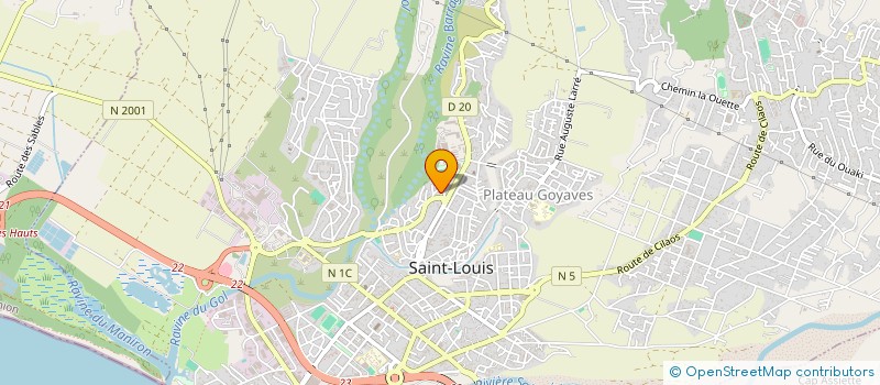 localisation de l'entreprise SCI BPS à SAINT-LOUIS