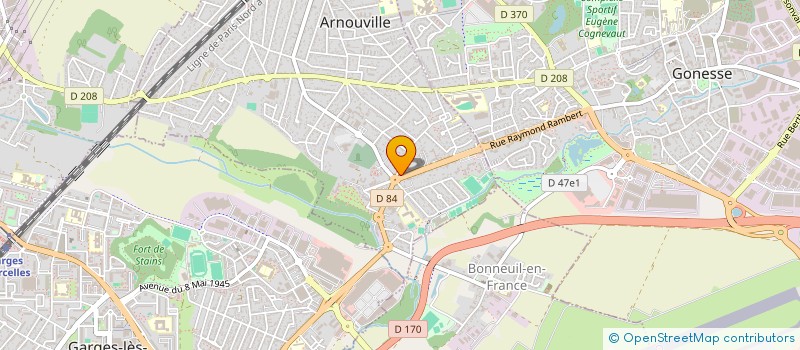 localisation de l'entreprise SCI BPS  ARNOUVILLE