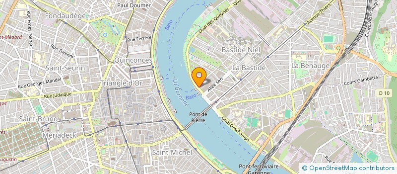 localisation de l'entreprise SCI BPSO GUJAN  BORDEAUX