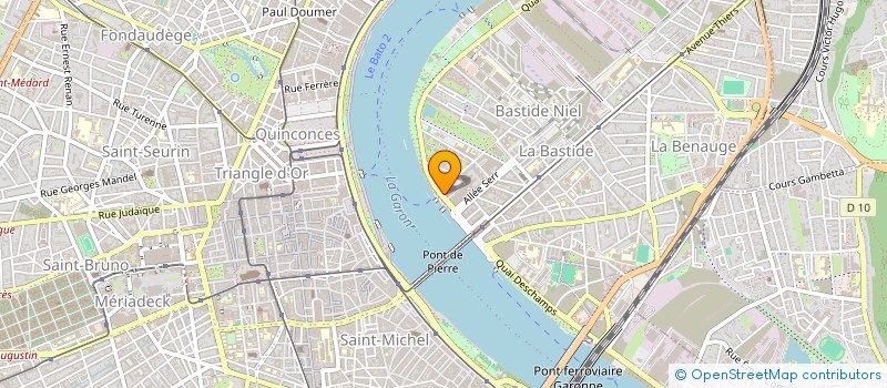 localisation de l'entreprise SCI BPSO MORLAAS  BORDEAUX