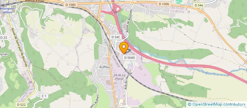 localisation de l'entreprise SCI BPYM 2016  NIVOLAS-VERMELLE