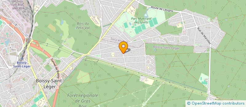 localisation de l'entreprise SCI BQSF à BOISSY-SAINT-LEGER