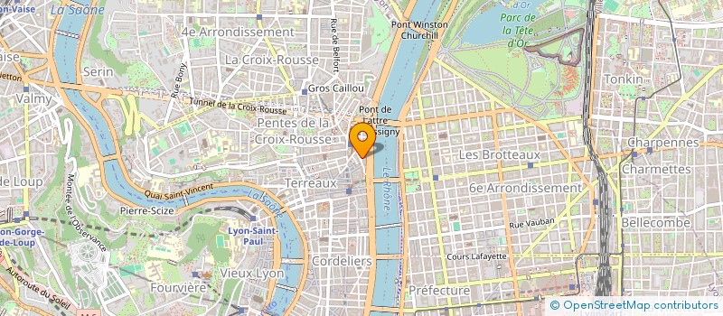 localisation de l'entreprise SCI BR à LYON