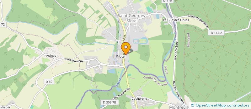 localisation de l'entreprise SCI BR  SAINT-GEORGES-MOTEL