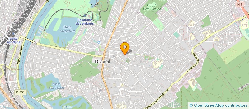 localisation de l'entreprise SCI BR à DRAVEIL