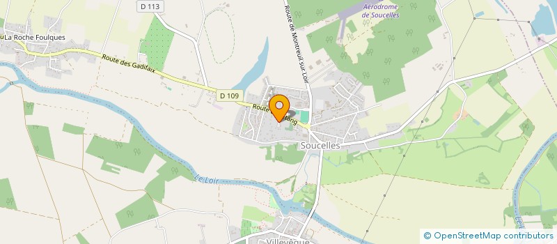 localisation de l'entreprise SCI BR  LOIRE-AUTHION